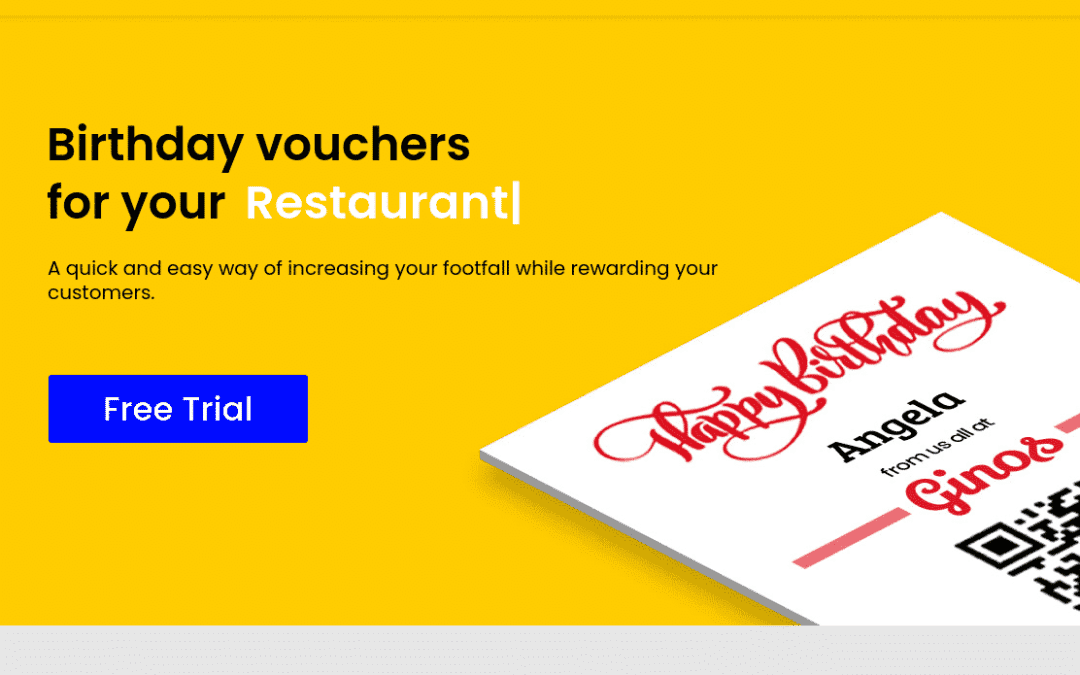 Creating reward vouchers for your restaurant or store